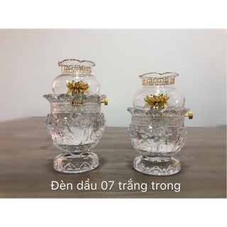 Đèn lưu ly trắng trong