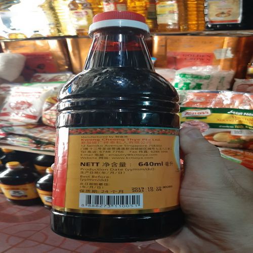 hắc xì dầu ngọt kwong cheong thye singapore 640ml