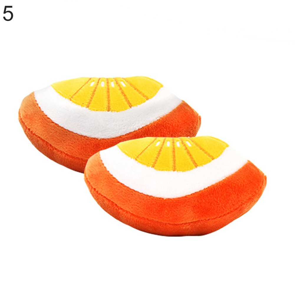 Đồ chơi nhồi bông hình rau củ quả đáng yêu dành cho thú cưng