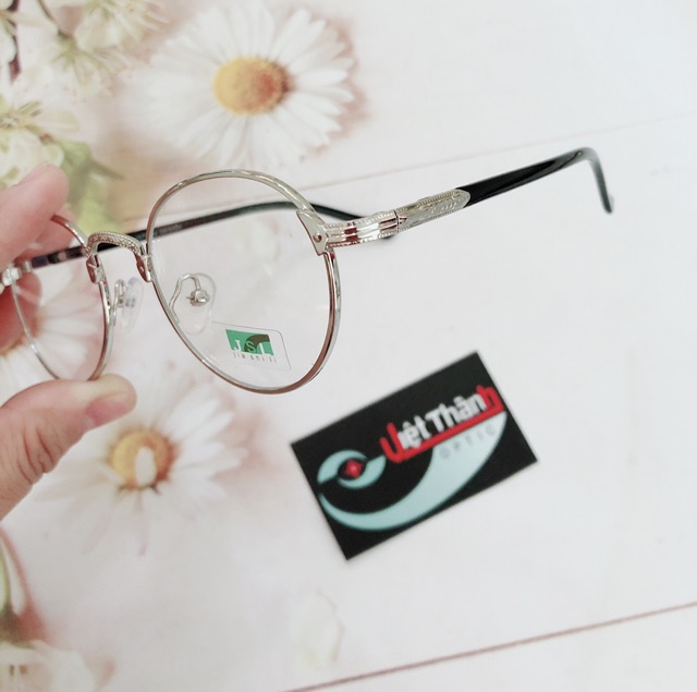 Gọng kính cận tròn loại size nhỏ hàng tốt kính vintage 2021 nhận làm cận viễn loạn G3310