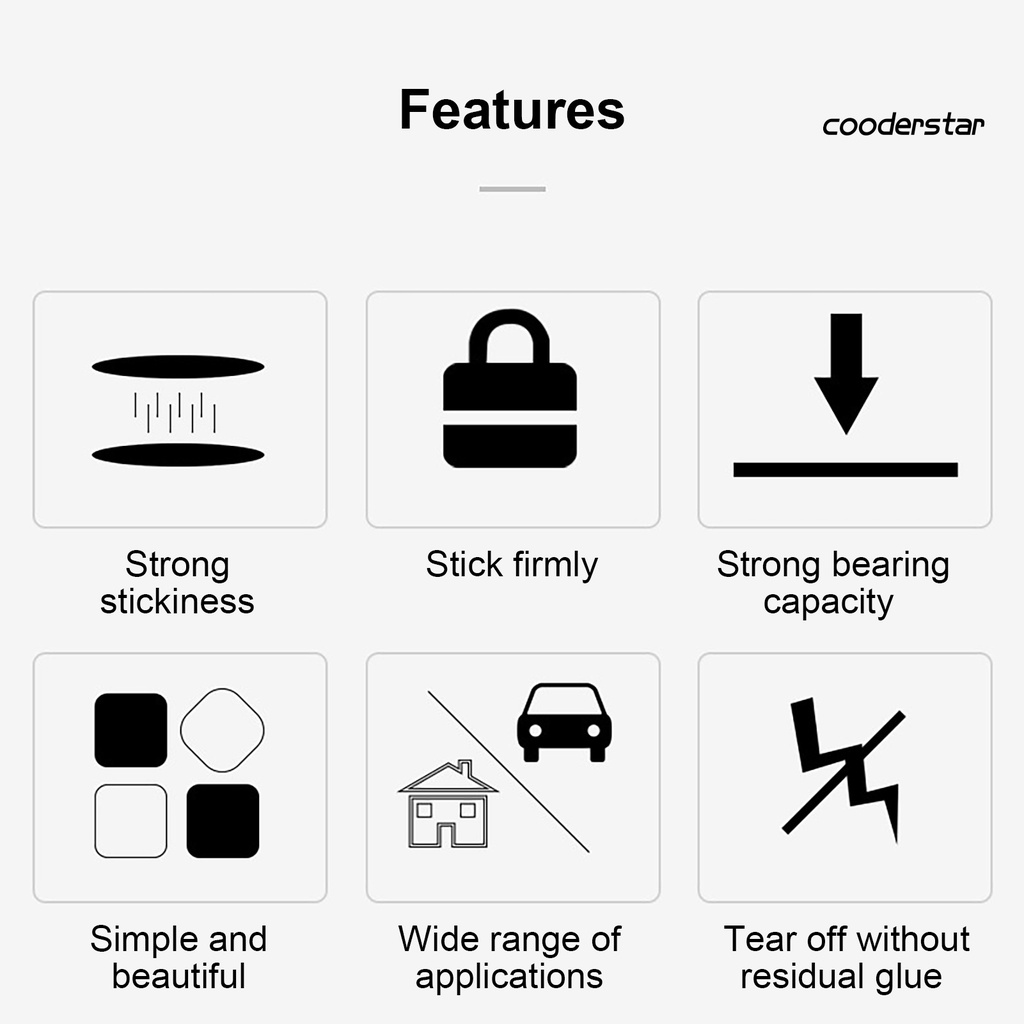 Giá đỡ ổ cắm điện dán tường tiện lợi cho văn phòng