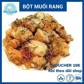 Bột muối rang nhà làm -  tròn vị chế biến các món ăn rang muối: gà, vịt, ếch, bề bề