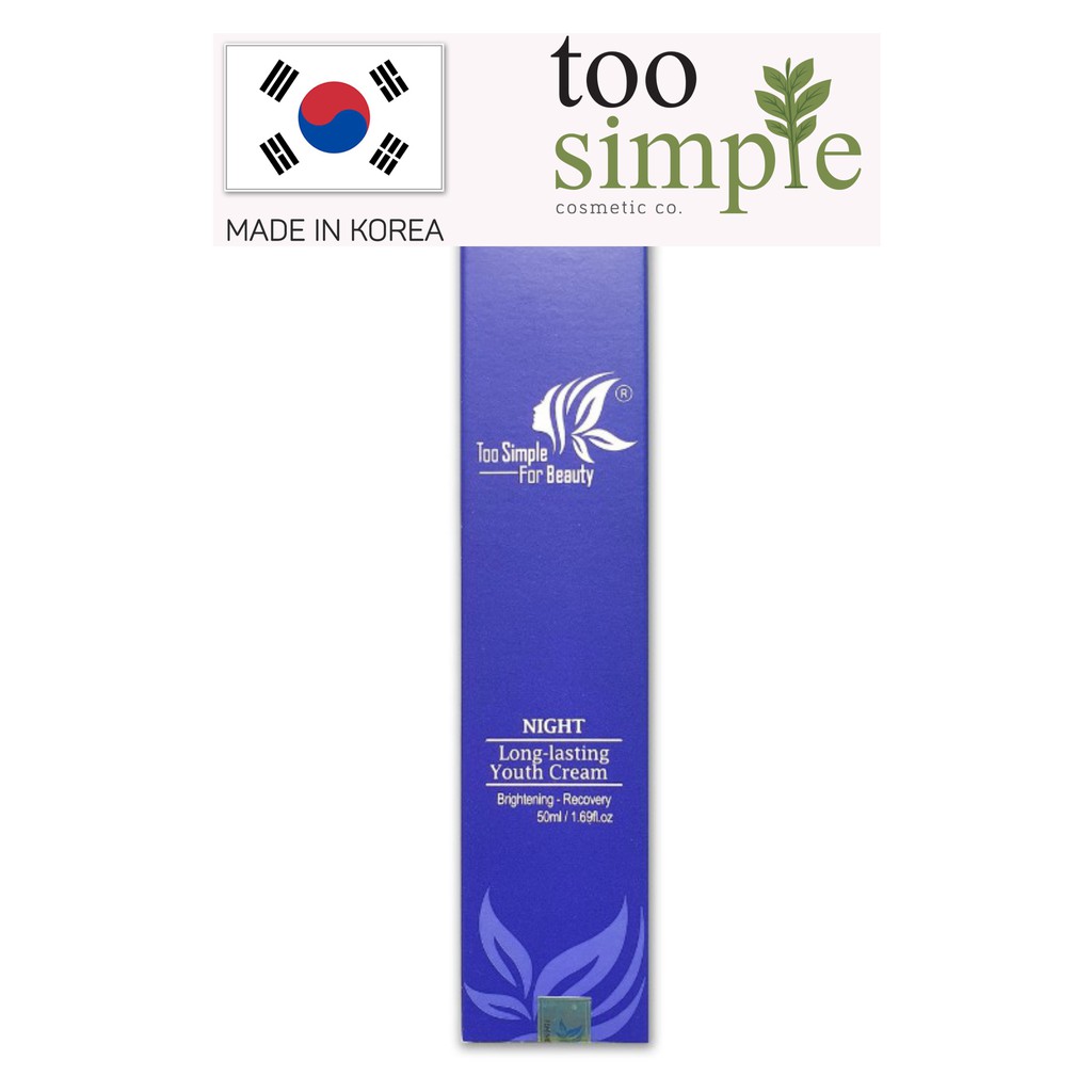 Kem dưỡng da ban đêm Too Simple For Beauty 50ml