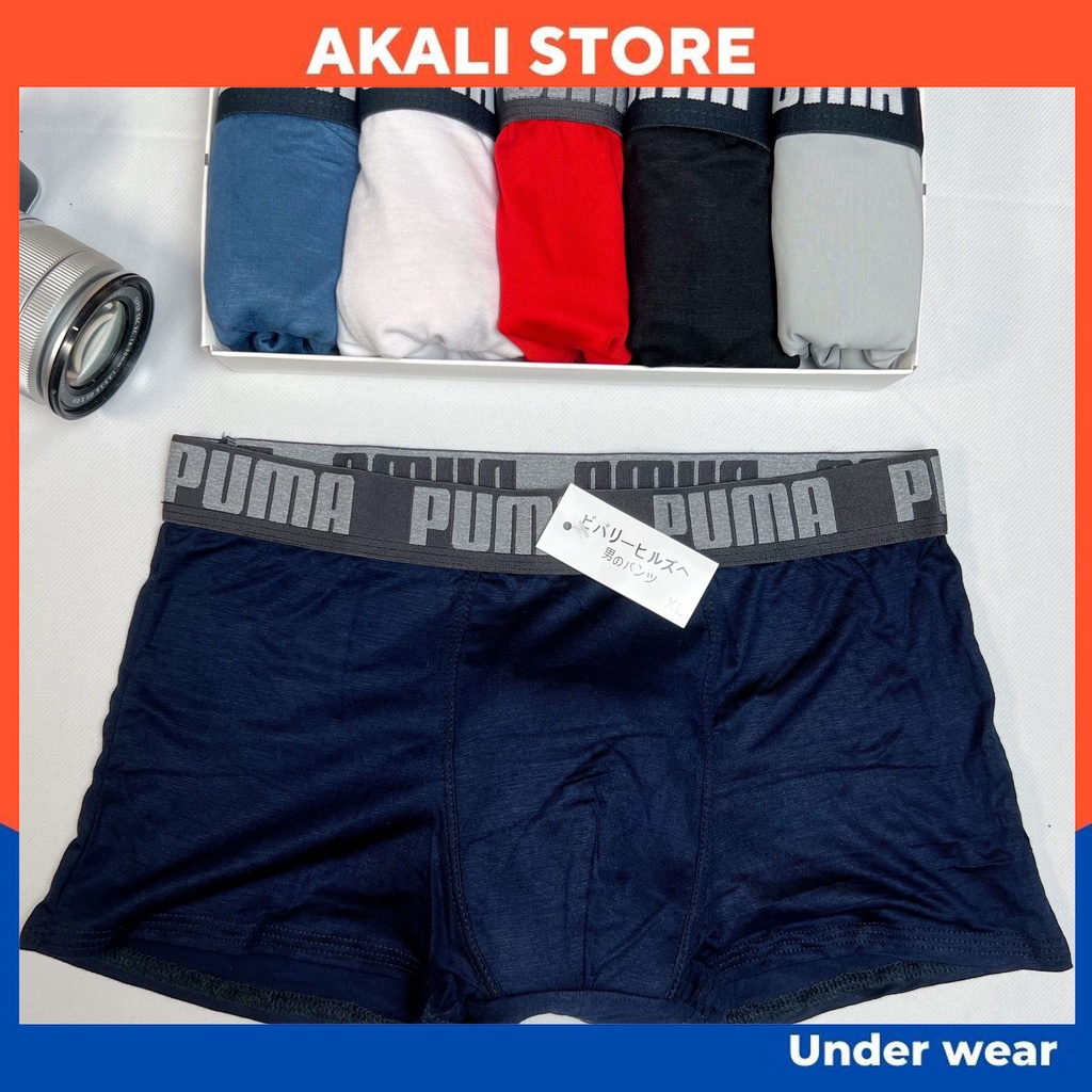 Quần lót nam thun lạnh, Quần sịp nam đùi cotton co dãn 4 chiều - AKALI