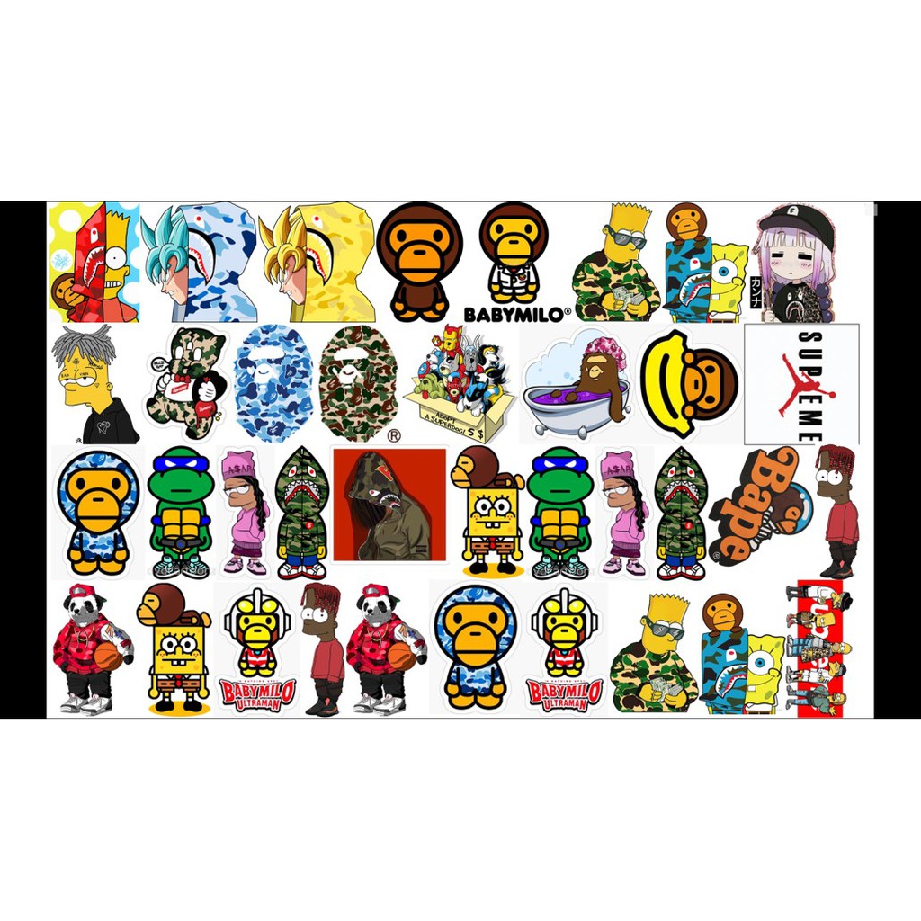 STICKER dán Vali, xe, barber shop, Mũ bảo hiểm , macbook, đàn, tường... Nhập mã GIẢM GIÁ 15k khi mua từ 3 set