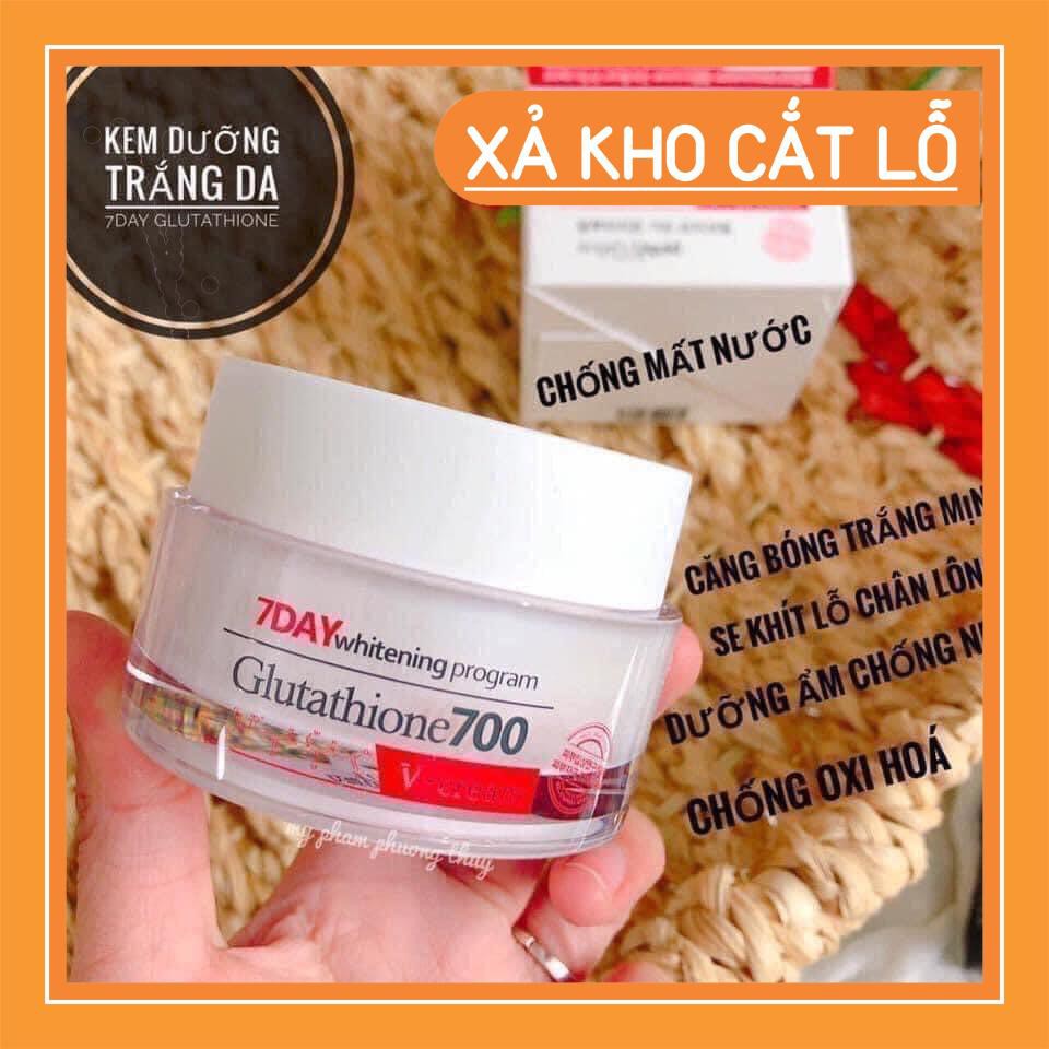 Kem dưỡng trắng 7day Whitening Program Glutathione 700 Cream