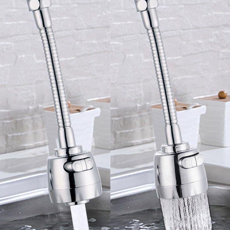 Đầu Nối Dài Vòi Nước Bồn Rửa Chén / Nhà Bếp Bằng Thép Không Gỉ Xoay 360 Độ Chống