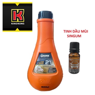 Combo nhớt xe 2 thì orange 2t 700ml và tinh dầu singum su xìpo - yaz125 - dio