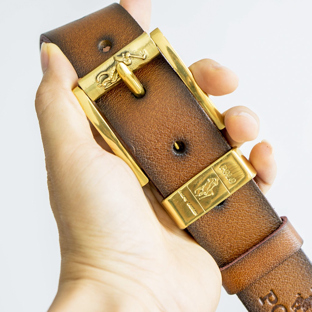 Thắt lưng nam cao cấp, hàng chuẩn xịn loại 1, da bò cắt nguyên tấm, khoá đồng đúc, cam kết chất lượng