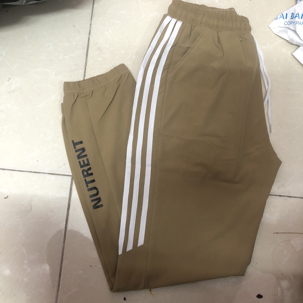 Quần Jogger Gió Nữ 🍀FRRESHIP🍀 Quần Thể Thao Chất Gió Nhật Không Pha NiLon Không Nhăn Nhàu