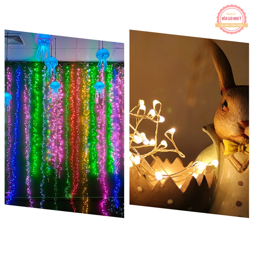 Đèn LED Trang Trí Đom Đóm Fairy Light 300 BÓNG 5 MÉT - Đèn Trang Trí Ngoài Trời Và Phòng Ngủ GIA DỤNG NHƯ Ý