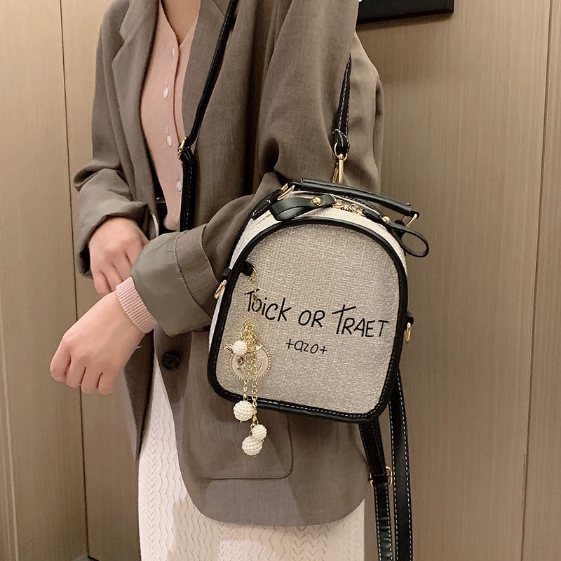 Balo mini vải thêu thời trang nữ balo đeo chéo phong cách vintage hàn quốc đi chơi du lịch chất lượng giá rẻ bl009