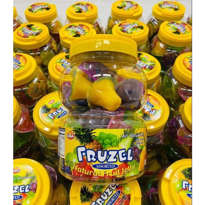 Thạch Rau Câu Trái Cây Tự Nhiên Fruzel Jelly 1,45kg Mỹ