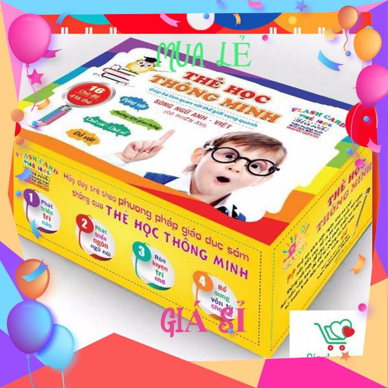 Bộ thẻ học thông minh 16 chủ đề