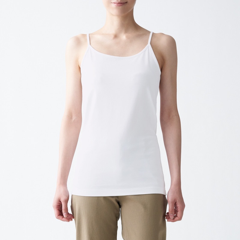 Muji Áo Hai Dây Vải Jersey Co Giãn
