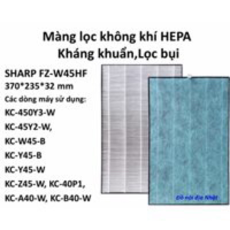 Màng lọc hepa mới dành cho Sharp 45w & 65w | BigBuy360 - bigbuy360.vn