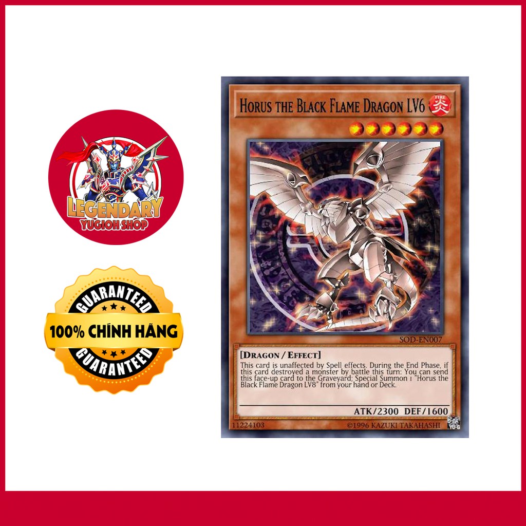 [EN][Thẻ Bài Yugioh Chính Hãng] Horus the Black Flame Dragon LV6