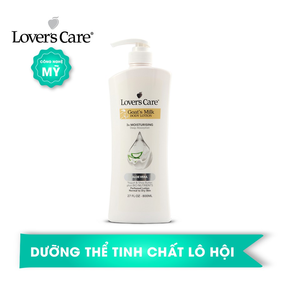 Kem Dưỡng Thể Lô Hội Lover’s Care (800ml)
