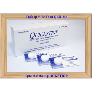 Combo 5 que test thử thai QUICKSTRIP,QUICKSEVEN