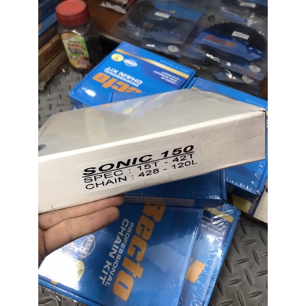 Bộ Nhông Sên Dĩa Recto lắp Honda Winner, Sonic, GTR