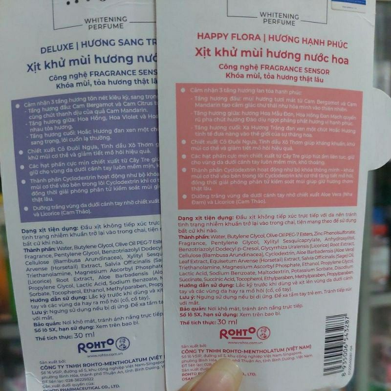 XỊT KHỬ MÙI REFRE 30ML, LƯU HƯƠNG SANG TRỌNG VÀ HƯƠNG HẠNH PHÚC, THƠM GHIỀN