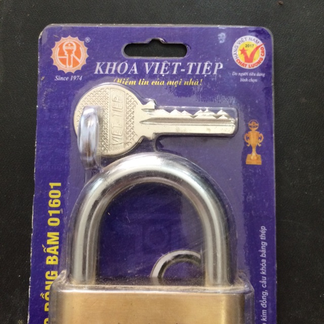 Khoá treo đồng bấm to ( 01601)