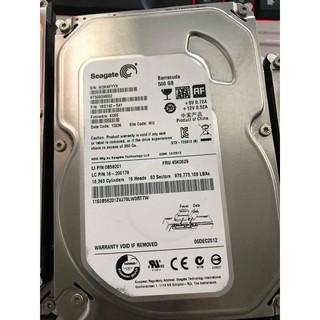 Bán hdd  500gb seagate và western  3.5''