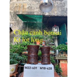 Gốm tàu dáng cao /chậu trồng cây bonsai/chậu trồng cây cảnh /chậu trồng cây kiểng