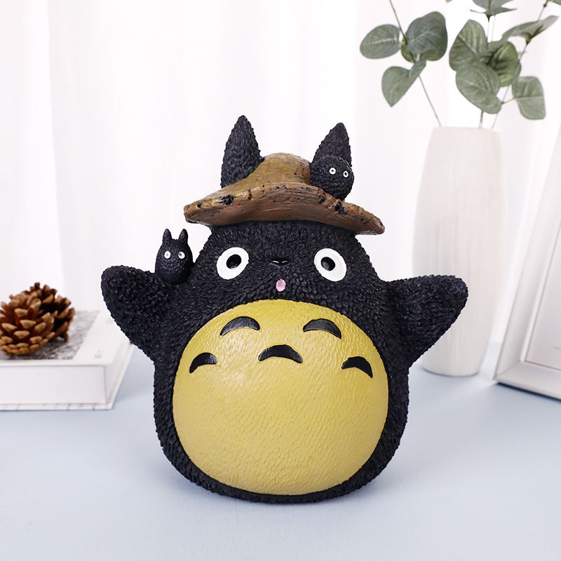 Con heo đất Totoro only Không thể bỏ qua hoạt hình lớn bằng nhựa có khả năng chống rơi làm quà tặng sinh nhật bạn t