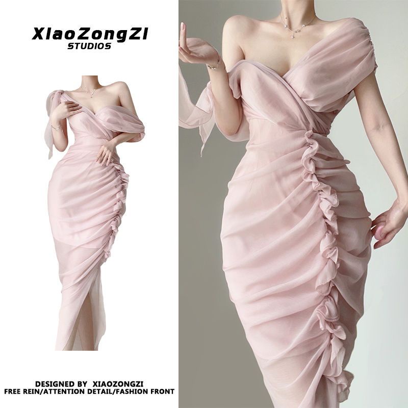 Đầm Dáng Chữ A Lưng Cao Thời Trang Mùa Hè 2022 Phong Cách Hepburn Mới Mẻ Cho Nữ