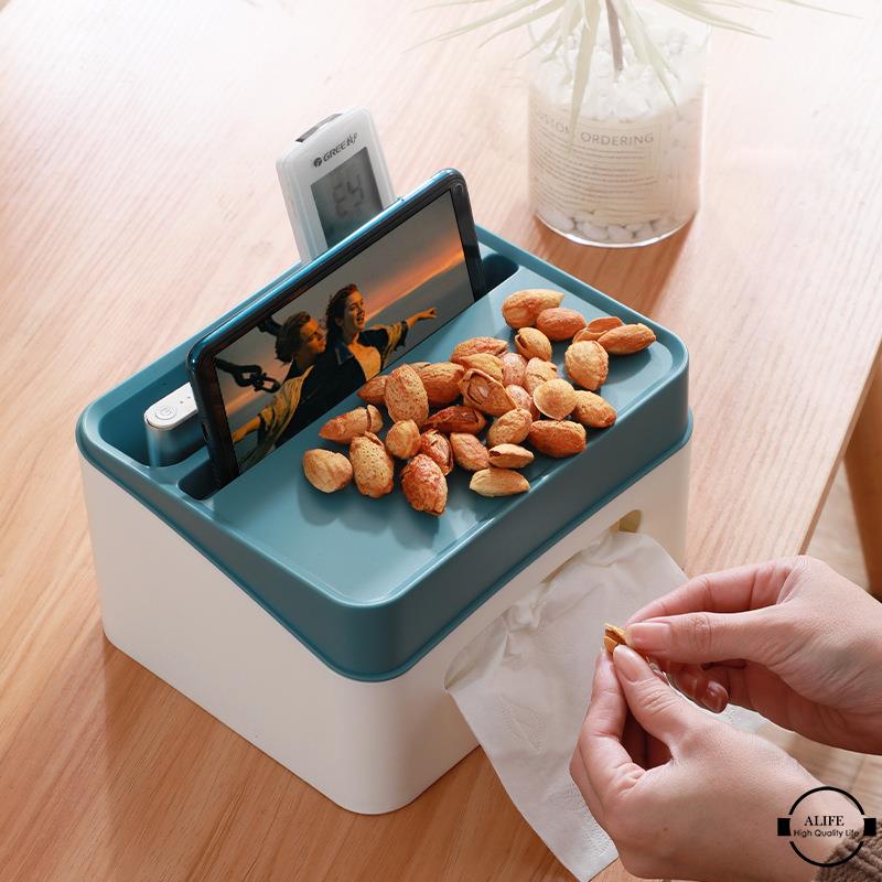 Hộp Đựng Khăn Giấy / Điện Thoại / Điều Khiển Từ Xa Tiện Dụng Cho Nhà Tắm Giá Đỡ
