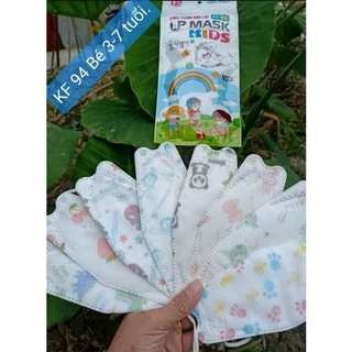 Khẩu trang kf94 trẻ em. bé 3-7 tuổi lộc phát. sỉ thùng 300 cái