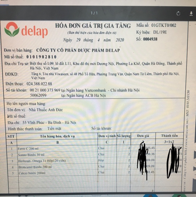 BRONCAMIL Fitobimbi- Giảm ho đờm cho trẻ từ sơ sinh