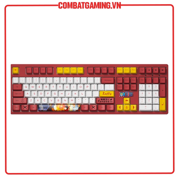 Bàn phím cơ AKKO 3108 v2 One Piece – Luffy (Akko Pink Switch v2 )