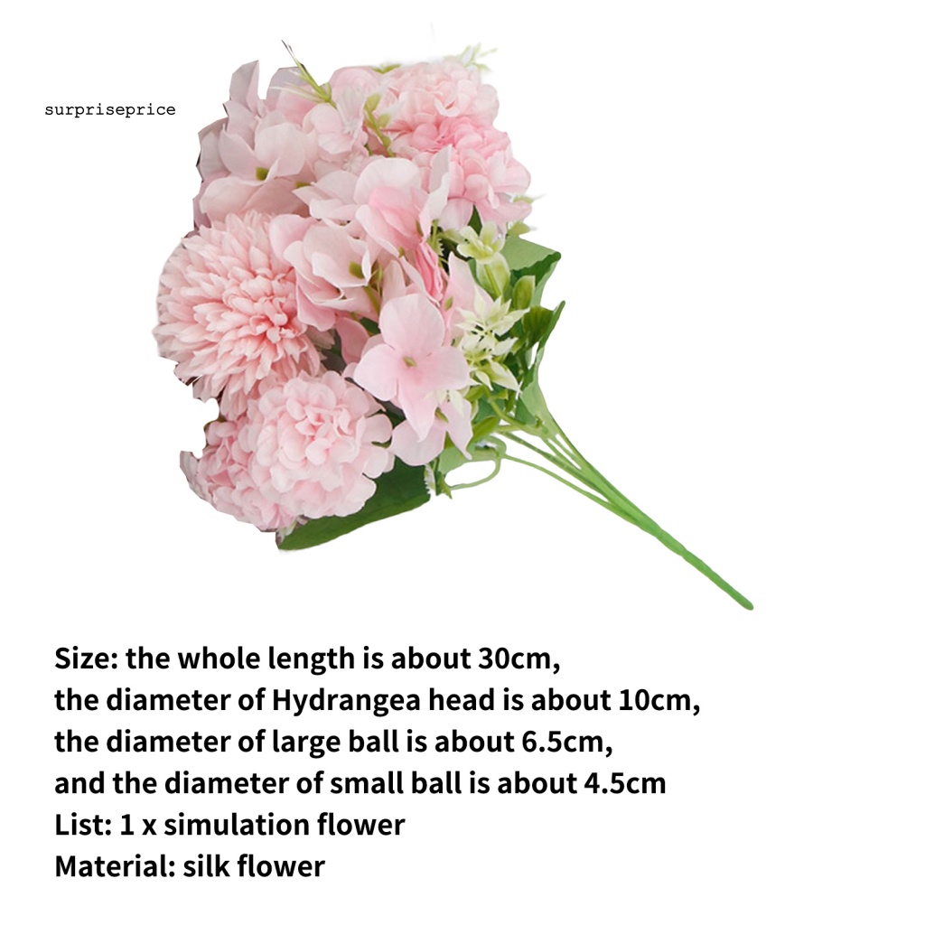 Set 5 Nĩa Cắm Hoa Giả Không Phai Màu Cho SPA