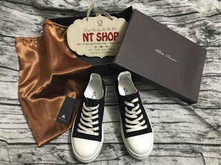 Giày rick owens cổ thấp