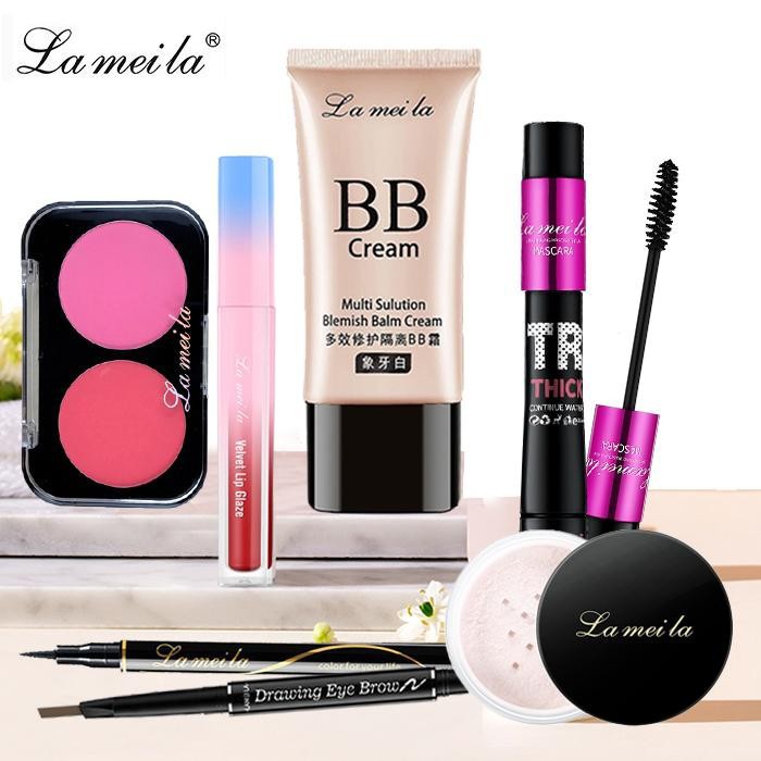 Bộ trang điểm Lameila 7 món từ a đến z bộ makeup đầy đủ set trang điểm chuyên nghiệp MD-BTD07 | BigBuy360 - bigbuy360.vn