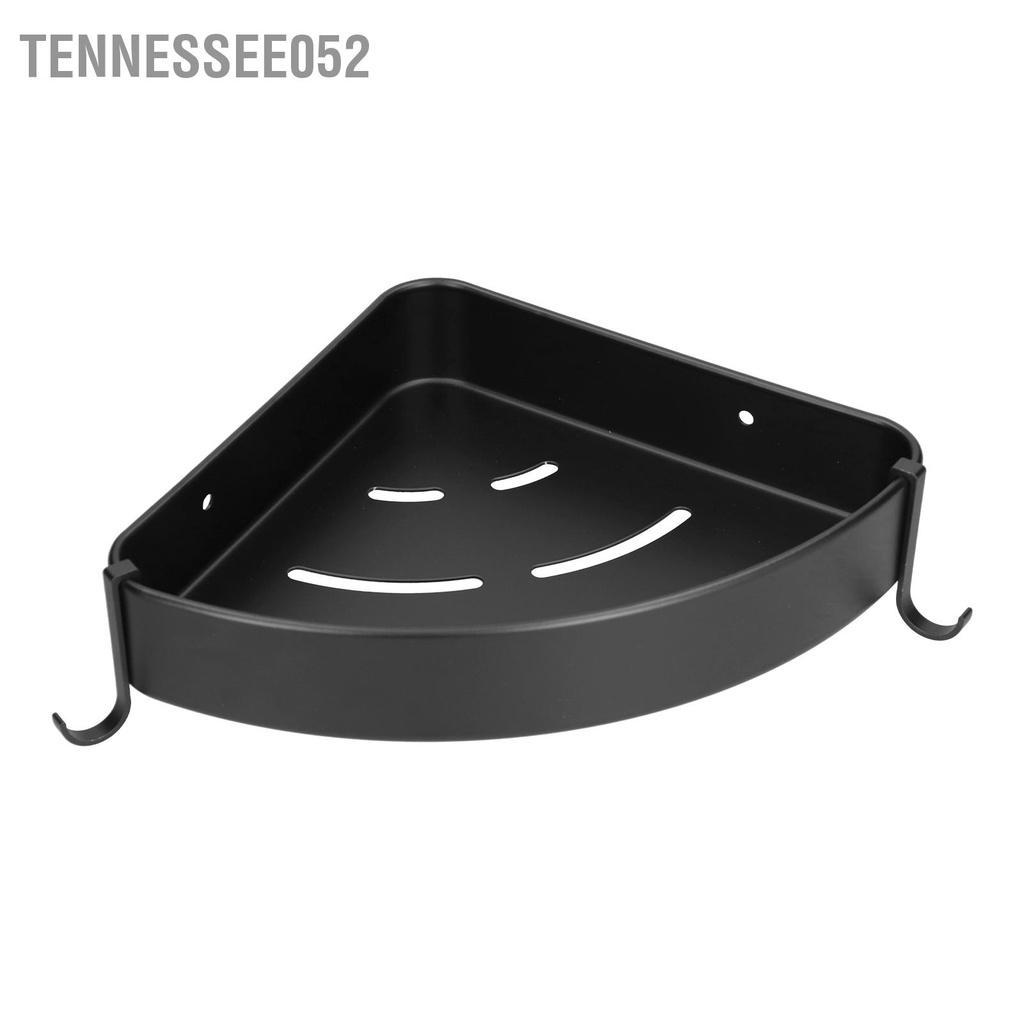 Tennessee052 Kệ vòi hoa sen Treo tường góc hình tam giác lưu trữ Giá đỡ cho Phòng tắm tại nhà màu đen