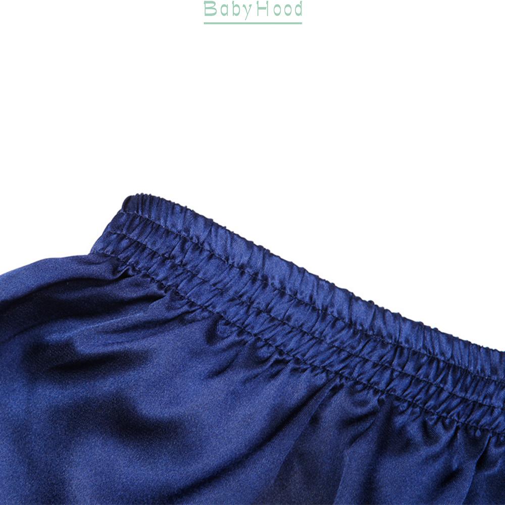 Quần ngắn vải lụa satin thoải mái cho nam