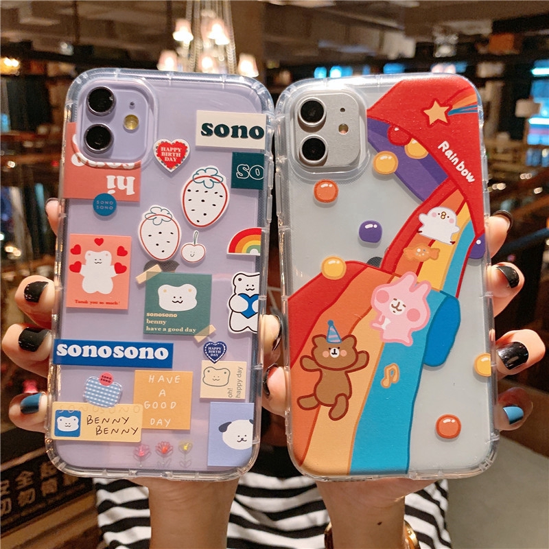 Ốp iphoneTPU cho iPhone 11 6 6s 7 7 Plus 8 Plus X Xr Xs