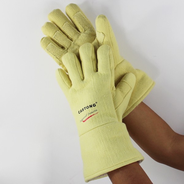 Găng Tay Chịu Nhiệt Castong 500 Độ Màu Vàng (ABY)