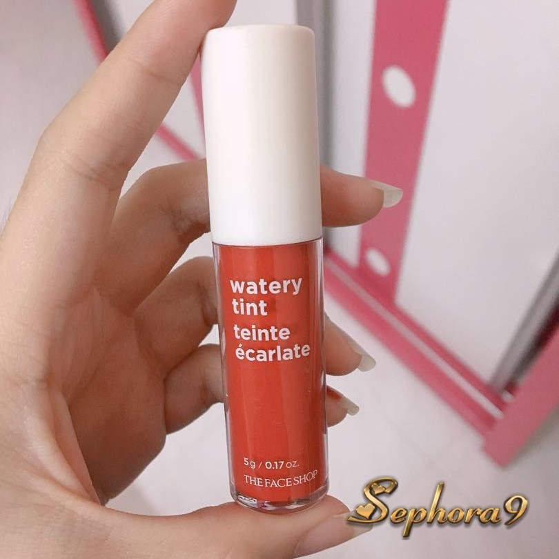 Son kem TFS Watery Tint The Face Shop 5g màu đẹp và mềm môi
