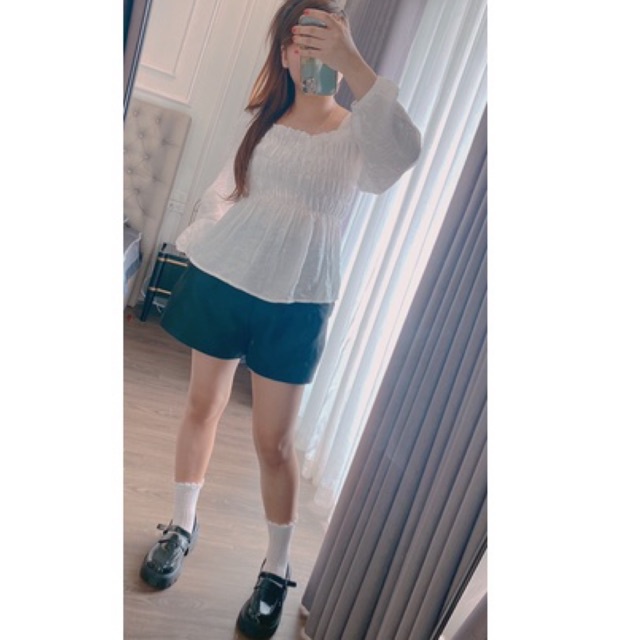 Áo babydoll Dài Tay bo chun m141