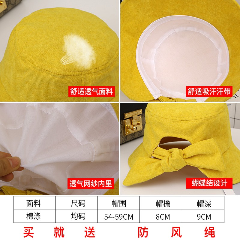 Nón Tai Bèo Màu Sắc Dễ Phối Đồ Thời Trang Xuân Hè Phong Cách Hàn Quốc Cho Nữ