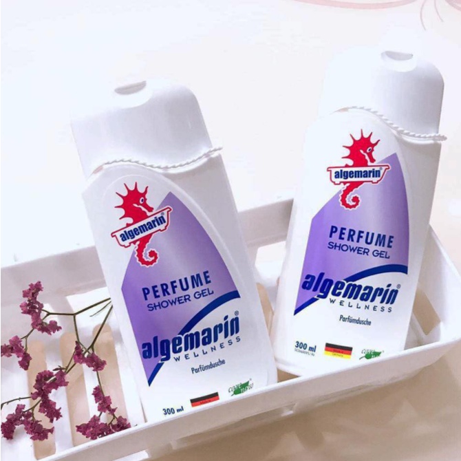 Sữa tắm cá ngựa Algemarin Perfume Đức mùi hương tươi mát chăm sóc làn da - Shop Viloet