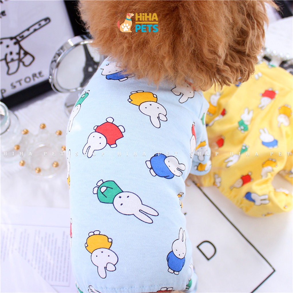 Quần Áo Cho Chó Mèo 4 Chân Mặc Ấm Chất Liệu Thun Cotton Quần Áo Thú Cưng Jump Hình Dễ Thương Hihapet.