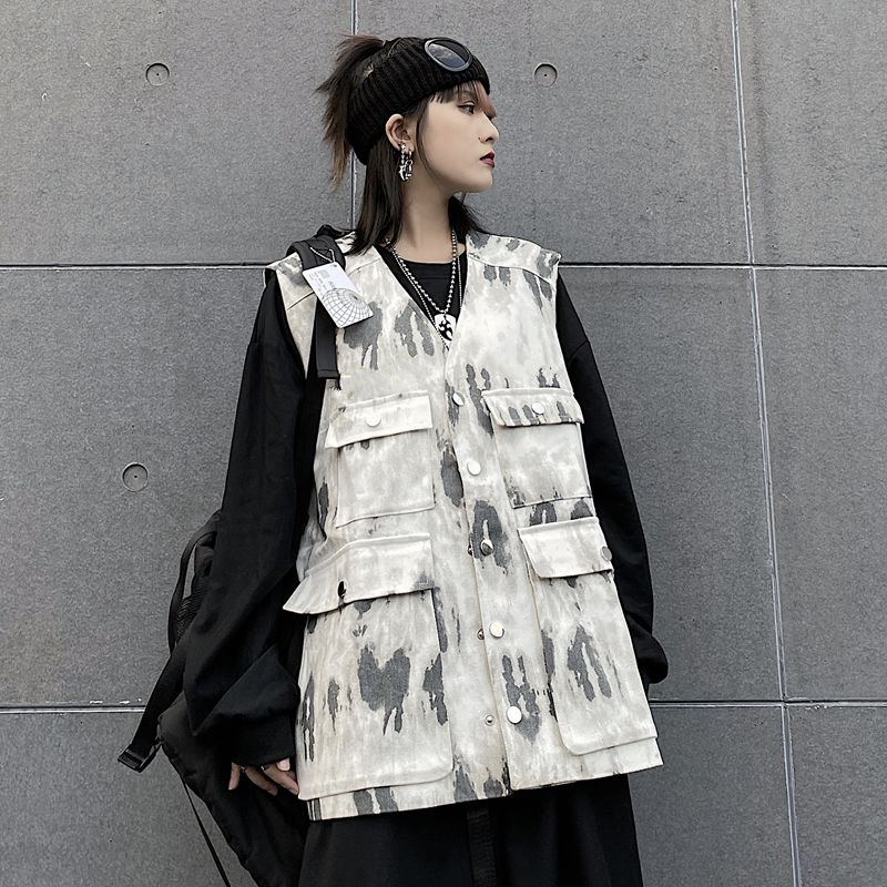 Áo vest nhiều túi hàn quốc | BigBuy360 - bigbuy360.vn