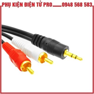 DÂY LOA 1 RA 2 ĐẦU HOA SEN 5M - DÂY LOA 1 ĐẦU 3.5 RA 2 ĐẦU AV 5M