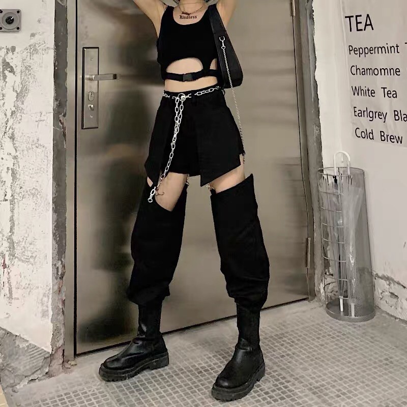 Quần ulzzang phong cách LISA BLACKPINK sexy cá tính thiết kế độc lạ 2022 | BigBuy360 - bigbuy360.vn