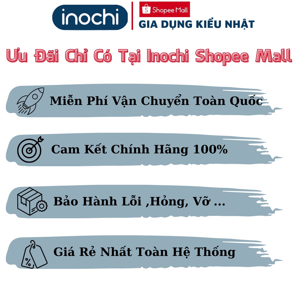 Thìa nhựa Xới Cơm Đế Đứng Sendai inochi Cao Cấp Tiêu Chuẩn Nhật Kháng Khuẩn